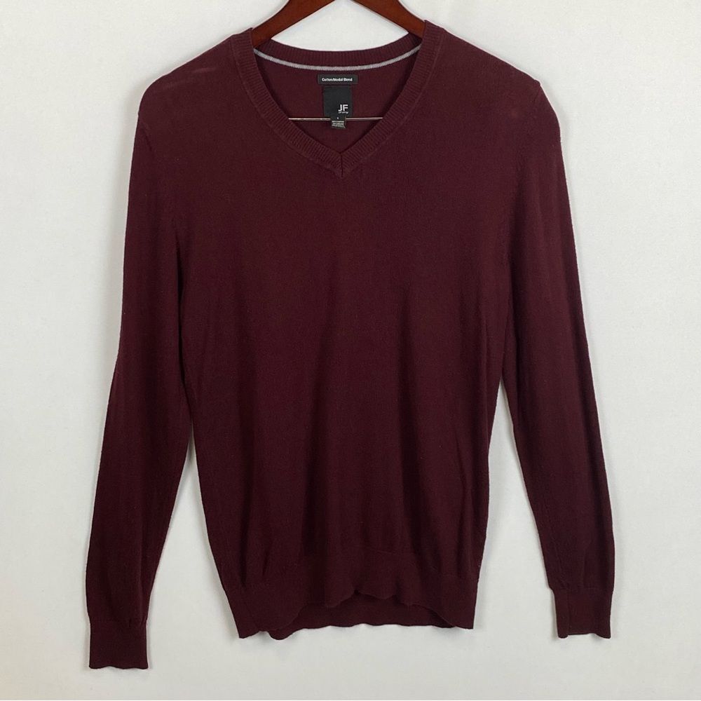 JF J.Ferrar V-Neck‎ Long Sleeve Sweater